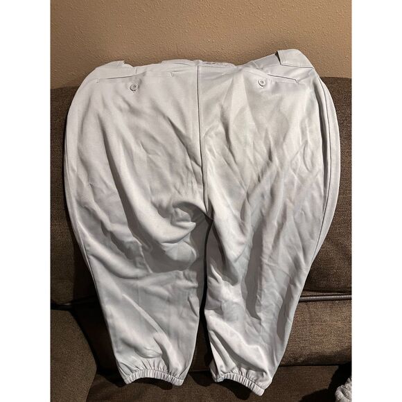 Mizuno Mens Performance Baseball Pants Short Length, XL, Gray - Picture 2 of 3